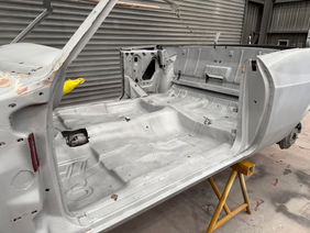 Tauranga Sandblasting | vehicle restoration finished and ready for protective undercoat