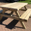 Thumbnail: 4ft Classic Wooden Picnic Table