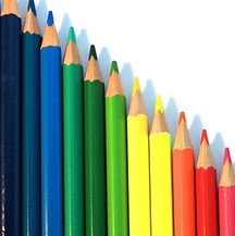 Vertical Colored Pencils