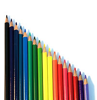 Vertical Colored Pencils
