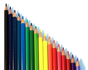 Vertical Colored Pencils