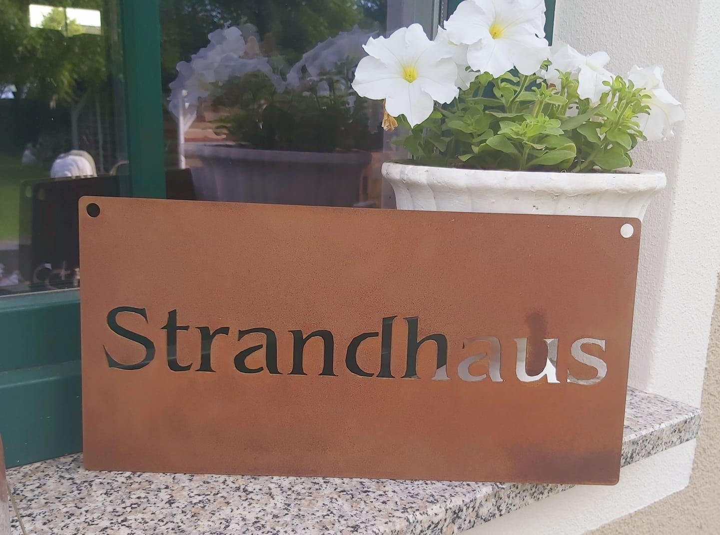 Schild Strandhaus