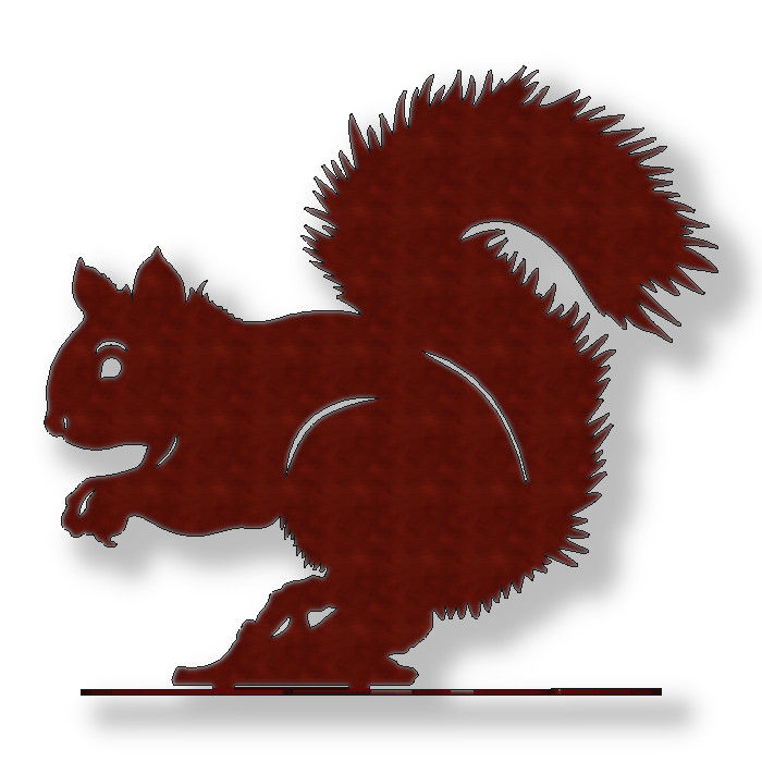 Miniaturbild: Eichhörnchen knabbert (Aufsteller)