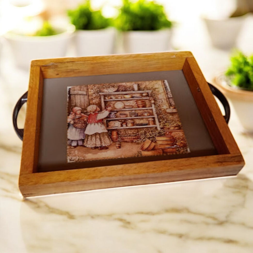 Miniatura: Bandeja decorativa