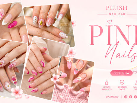Pink nails