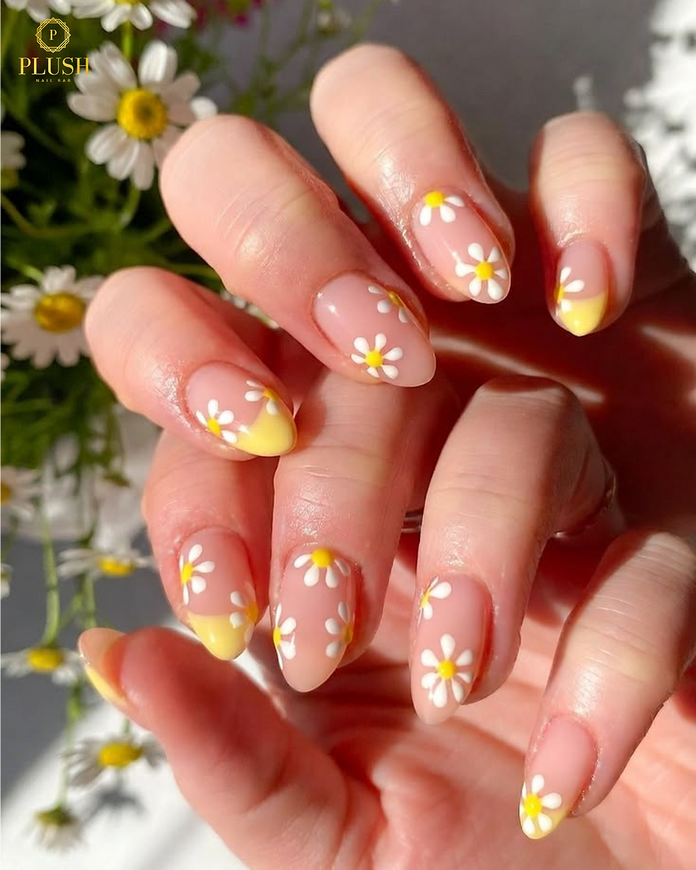 Daisy Nails: 8 Stunning Floral Designs That Elevate Your Look at Plush Nail Bar