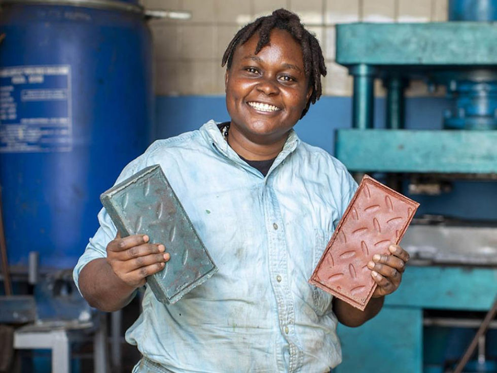 From Plastic Waste to Building Materials: The Inspiring Innovation of Nzambi Matee