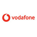 Vodafone logo red on white