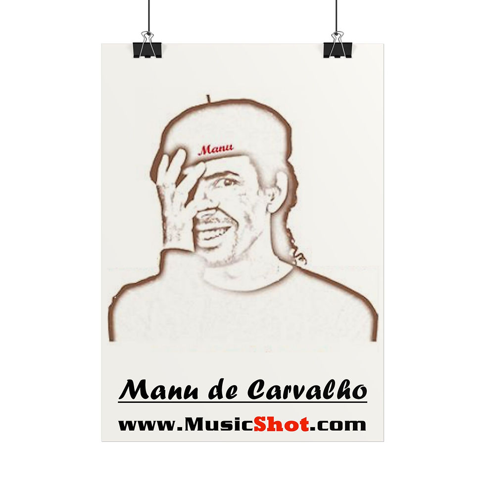 Thumbnail: Manu red name beret Poster (EU)