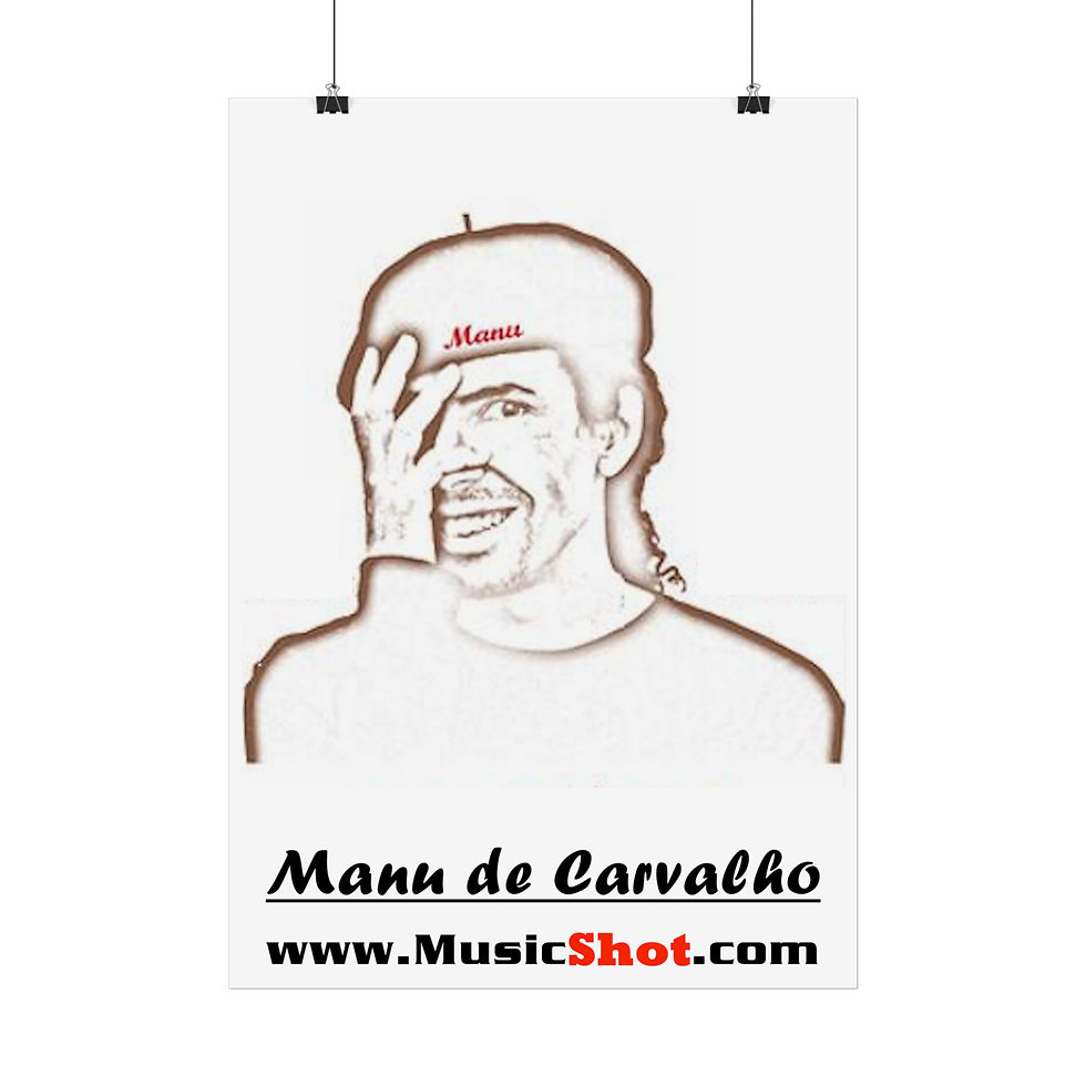 Thumbnail: Manu red name beret Poster (EU)