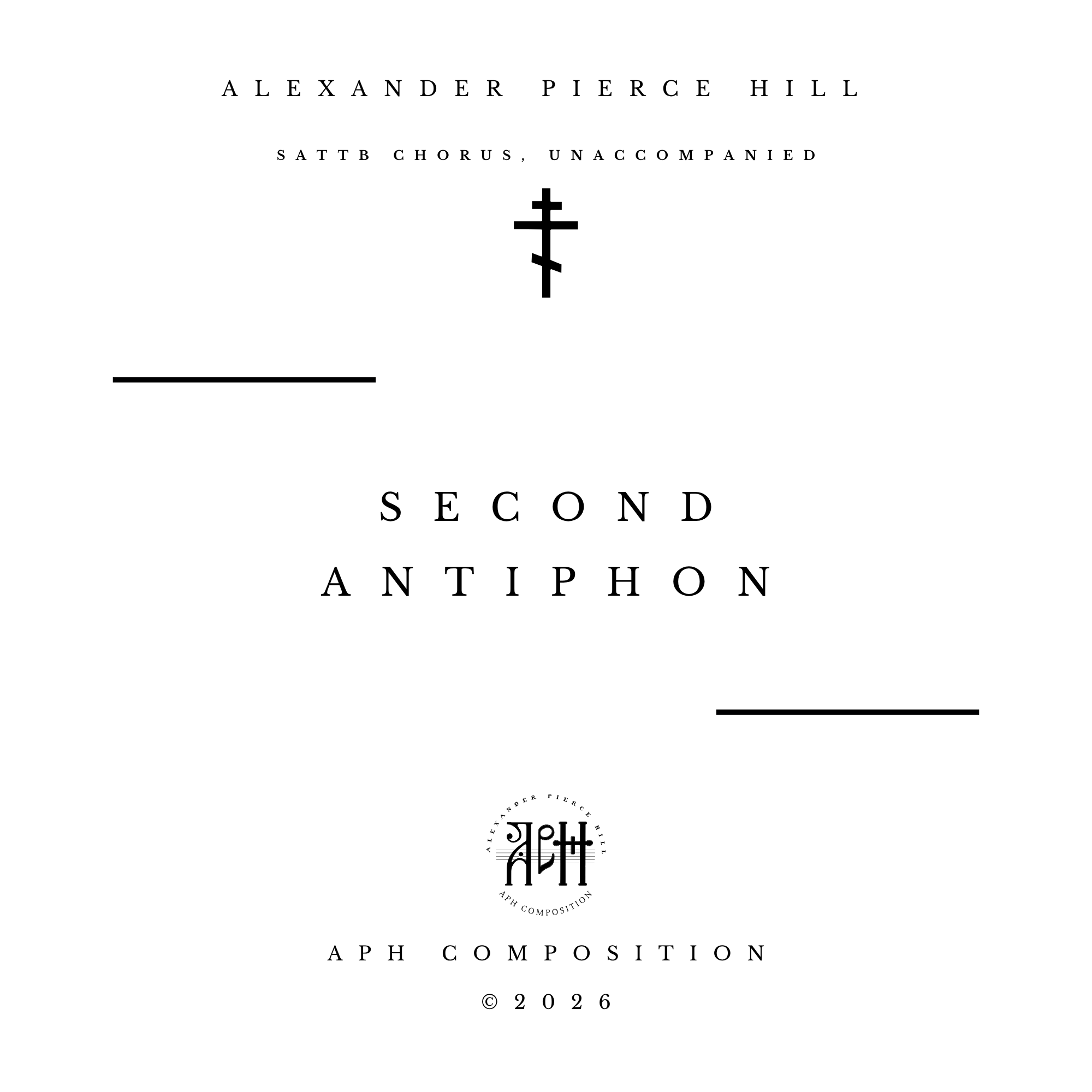 Second Antiphon (5-Part SATTB)