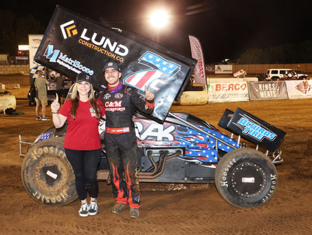 Tony Gomes surges to 2nd Placerville Speedway win of the year on Kings Meats Night