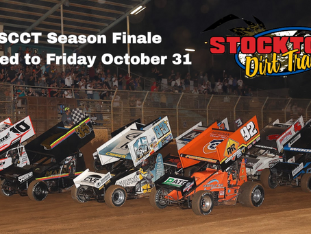 SCCT finale at Stockton Dirt Track shifts to Friday October 31st