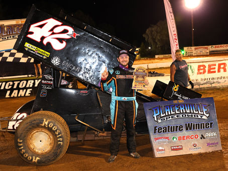 Justyn Cox finds redemption with Mother’s Day Madness victory at Placerville Speedway