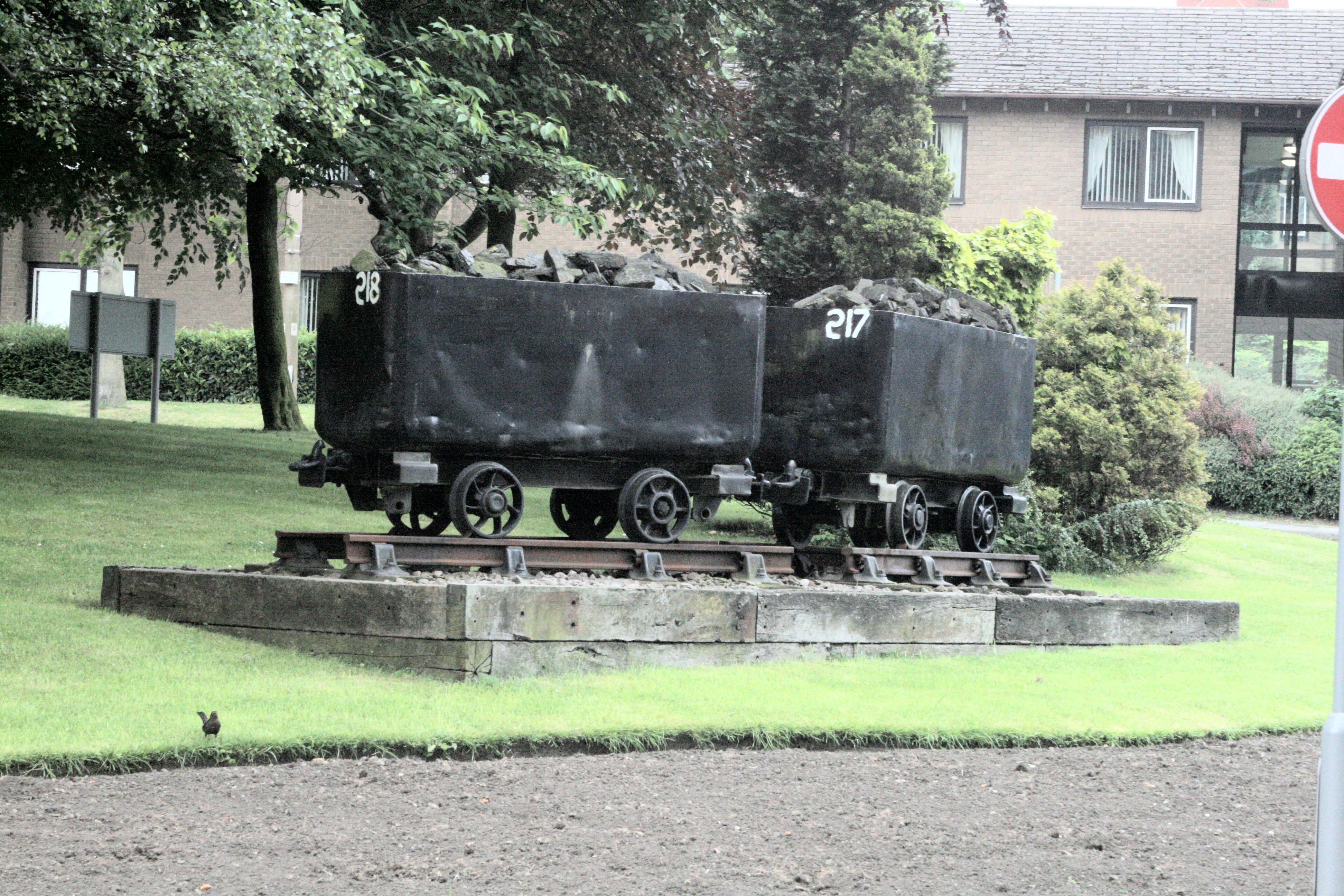 217 and 218 coal trucks in barnsley