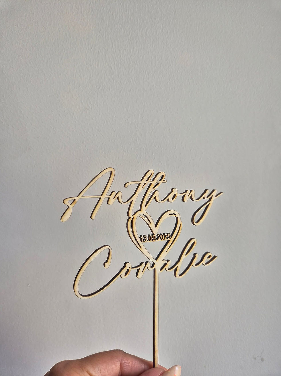 Miniature : Topper de Mariage personnalisé 