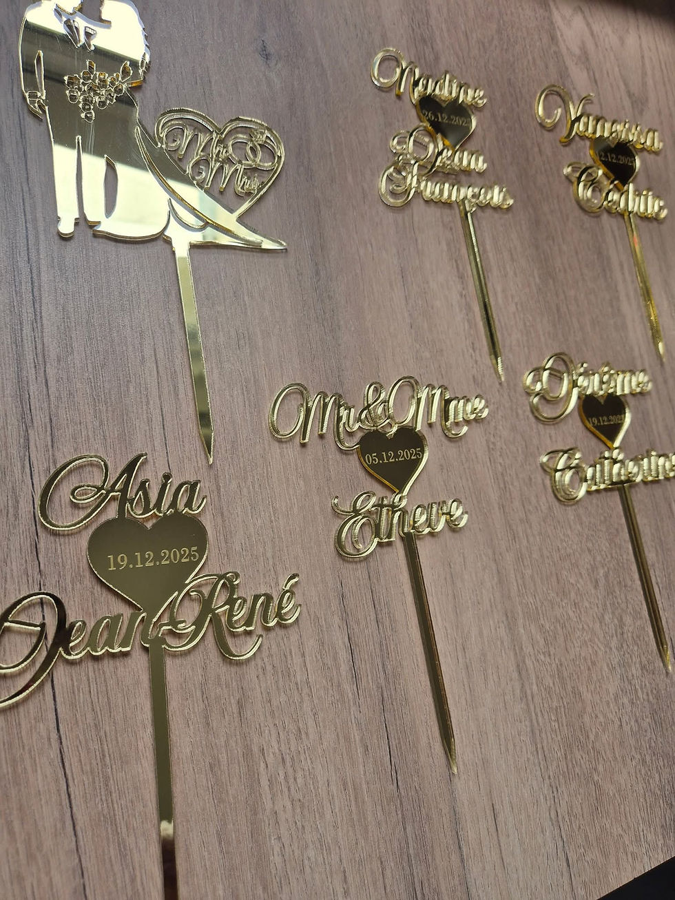 Miniature : Topper de Mariage personnalisé 