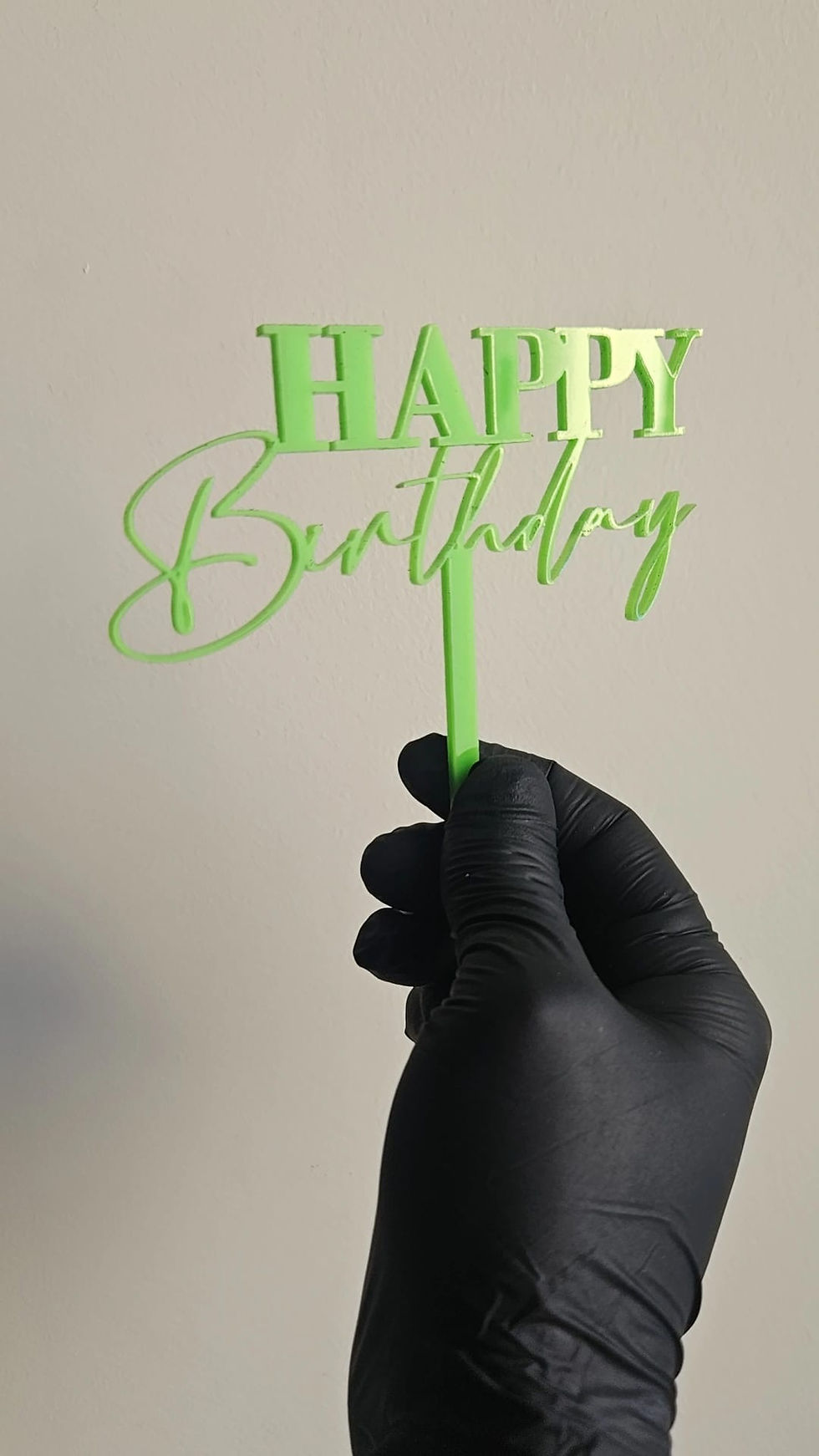 Miniature : Création topper acrylique Unis & Bois