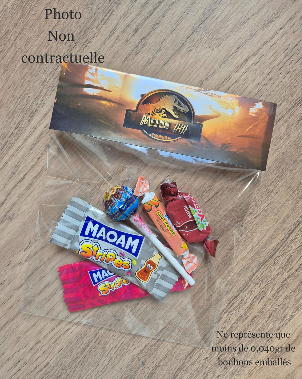 Miniature : Etiquettes & sachets de bonbons