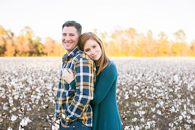 couples cotton field jacksonville, nc photographer