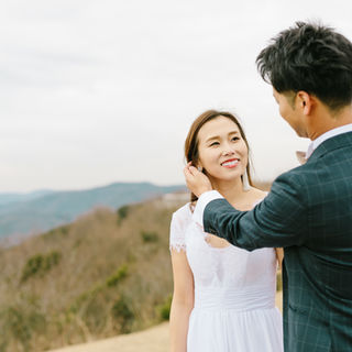 結婚式前撮り、ロケーションフォト、王子が岳