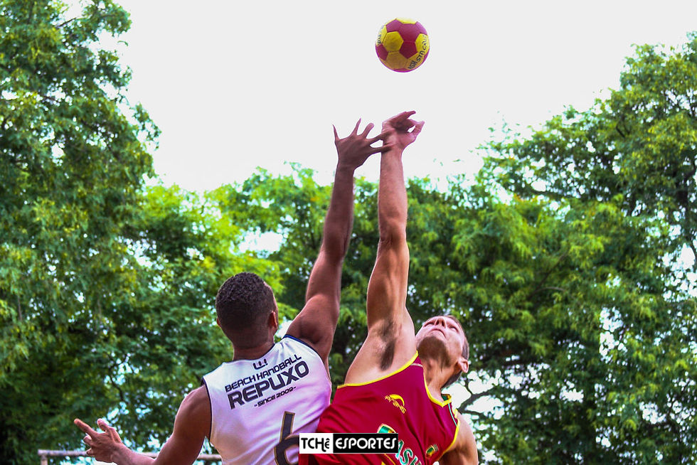 Copa Porto Alegre de Handebol de Areia 2018. (foto André Pereira / Tchê Esportes)