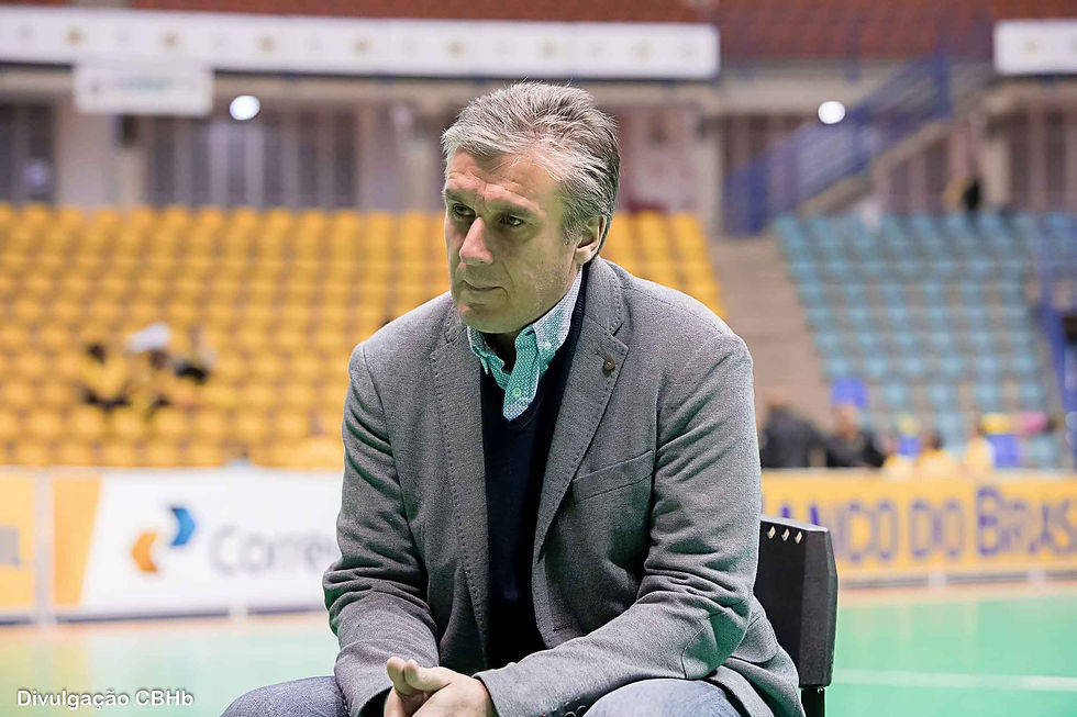 Jorge Dueñas, técnico espanhol que comandará o Brasil no Mundial. (foto divulgação CBHb)