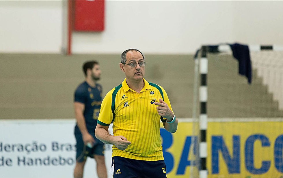 Washington Nunes, técnico da Seleção Brasileira de Handebol Masculino. (fotoCinara Piccolo/Photo&Grafia)