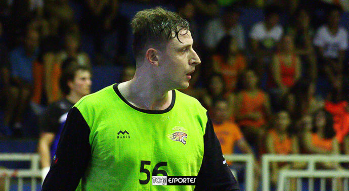 Roney, goleiro do São Caetano. (foto André / Tchê Esportes)