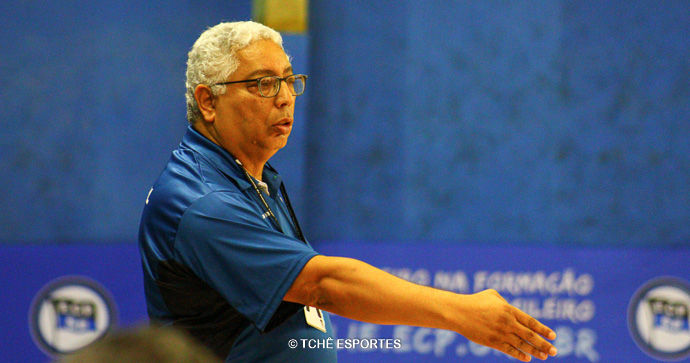 Rubens Piazza, técnico do Santo André. (foto André Pereira / Tchê Esportes)