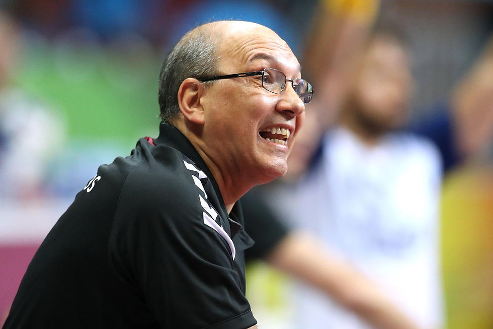Sérgio Hortelan, técnico do EC Pinheiros(BRA). (reprodução IHF)