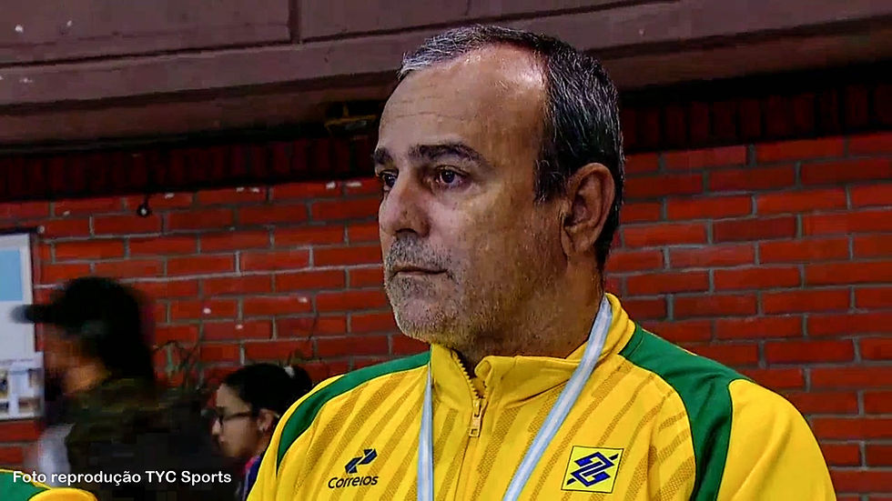Graciano, técnico da Seleção Brasileira. (foto reprodução TYC Sports)