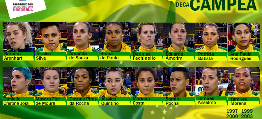 Brasil arrasa Argentina e Ă© campeĂŁo do Pan de Handebol