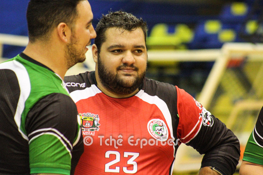 Gustavo Batista(23), goleiro do Jundiaí. (foto arquivo Tchê Esportes)