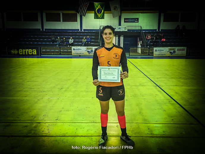 Dani Jóia , do São Caetano, "Melhor Jogadora da Partida" (foto Rogério Fiacadori / FPHb