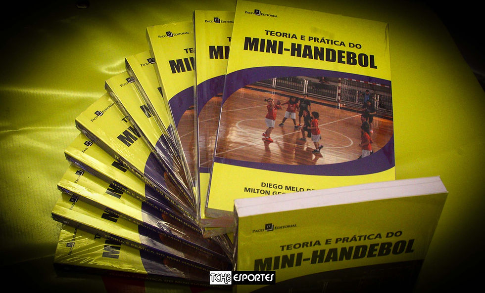 Livro "Teoria e Prática do Mini-Handebol. (foto Tchê Esportes)