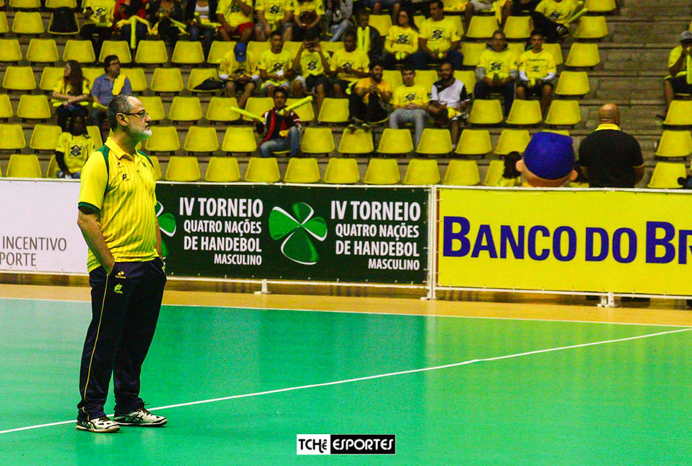 Washington Nunes, técnico da Seleção Brasileira Masculina de Handebol. (arquivo Tchê Esportes)