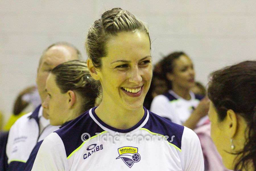 Célia, Metodista, foi a artilheira do jogo no 1º turno com 9 gols. (foto arquivo Tchê Esportes)