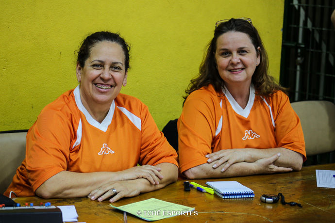 Maria Fazzani e Monia Augusto. (foto André Pereira / Tchê Esportes)