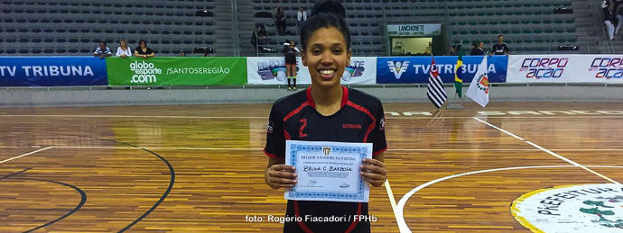 Bruna Caroline, do Guarulhos. (foto Rogério Fiacadori / FPHb)