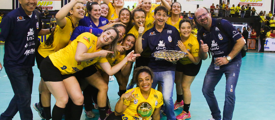 UnC/ConcĂłrdia Ă© a campeĂŁ da Liga Nacional de Handebol Feminino 2017