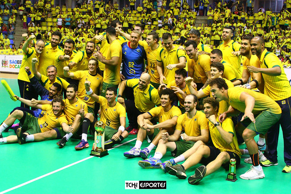 Seleção Brasileira Masculina de Handebol (foto André Pereira / Tchê Esportes)