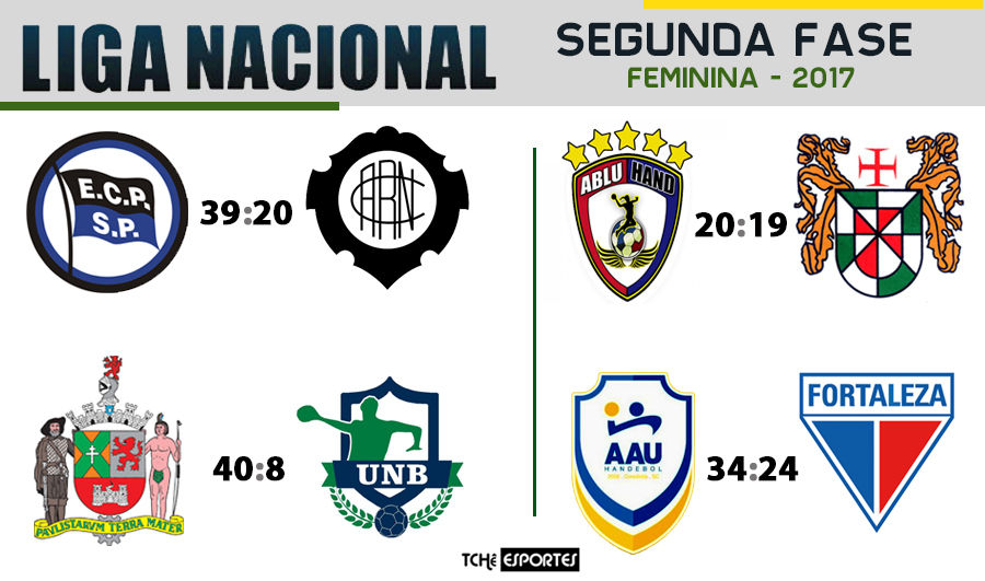 Liga Nacional Feminina de Handebol 2017. (arte Tchê Esportes)