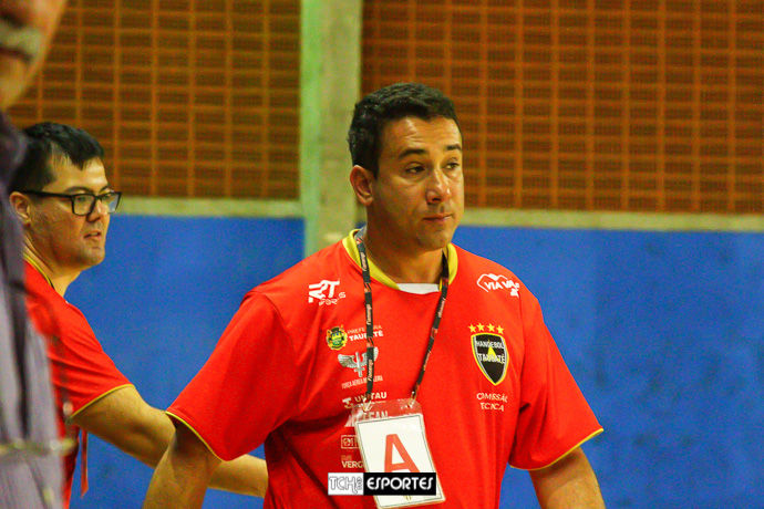 Marcus Tatá, técnico do Taubaté. (foto Andréa Rodrigues / Tchê Esportes)
