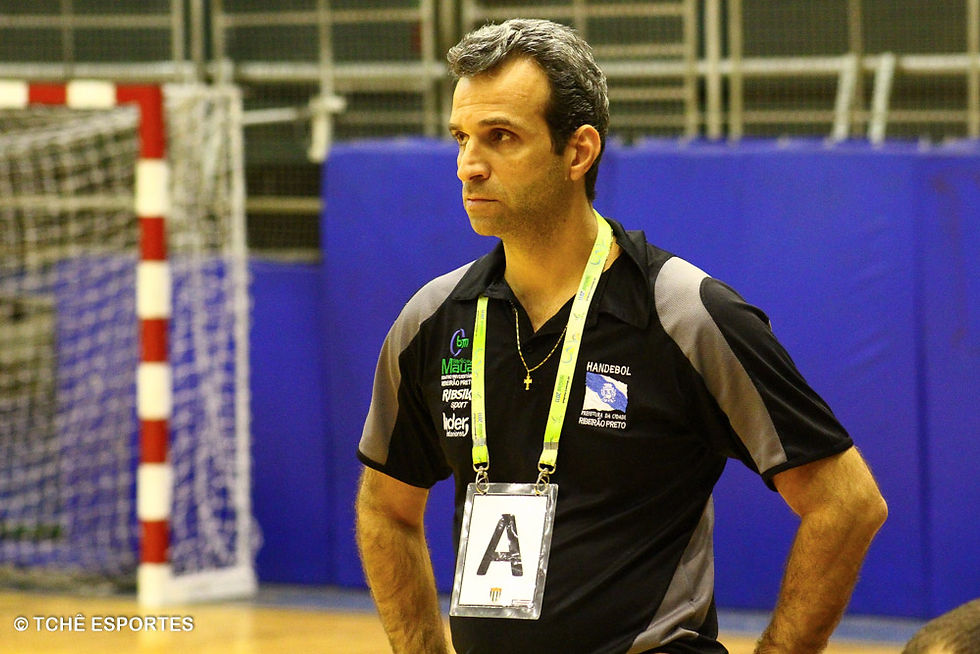 Miguel Jabur, técnico de Ribeirão Preto. (foto André Pereira / Tchê Esportes)