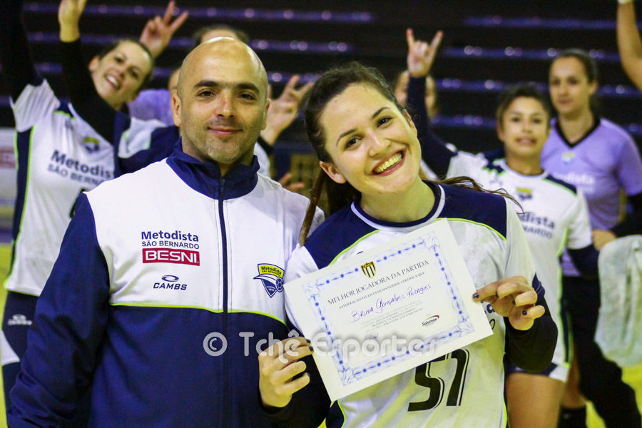 Bruna Gonçalves, Metodista, melhor jogadora da partida. (foto André Pereira / Tchê Esportes)