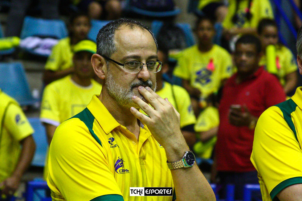 Washington Nunes, técnico da Seleção Brasileira Masculina de Handebol. (foto André Pereira / Tchê Esportes)