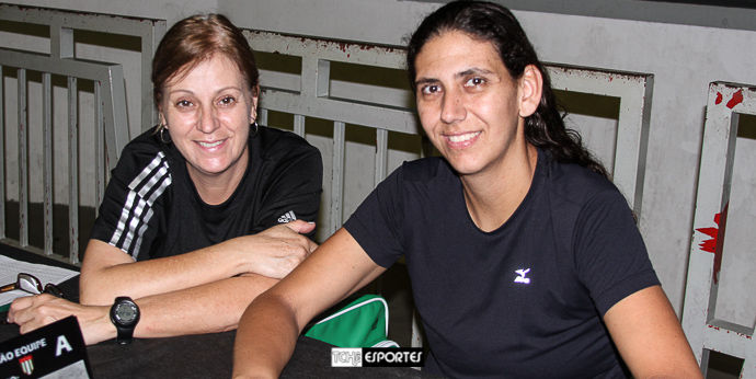 Silvana Sousa e Priscila Rivero. (foto André Pereira / Tchê Esportes)