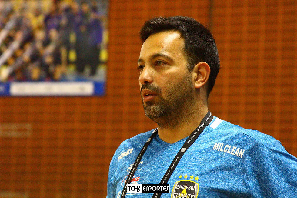 Dimas Lara, técnico do Taubaté. (foto André Pereira / Tchê Esportes)