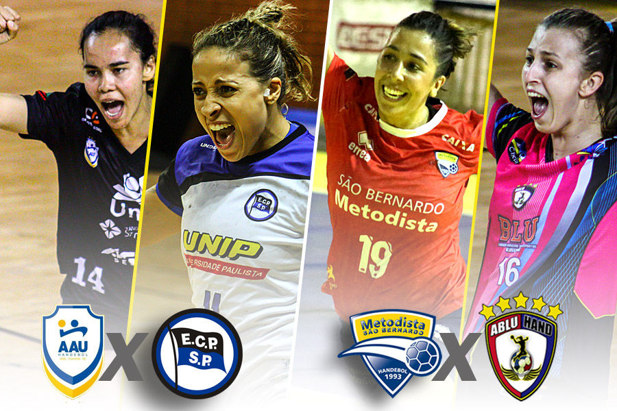 Confrontos das semifinais da Liga 2016. (arte Tchê Esportes)
